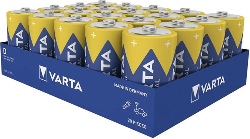 Varta alkaline industrial pro batterij d tray(20) - 3015378