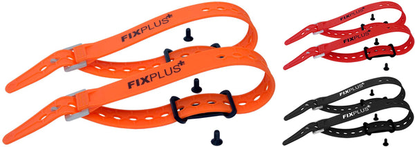 Fixplus strap 46cm (pack of 2) | black orange