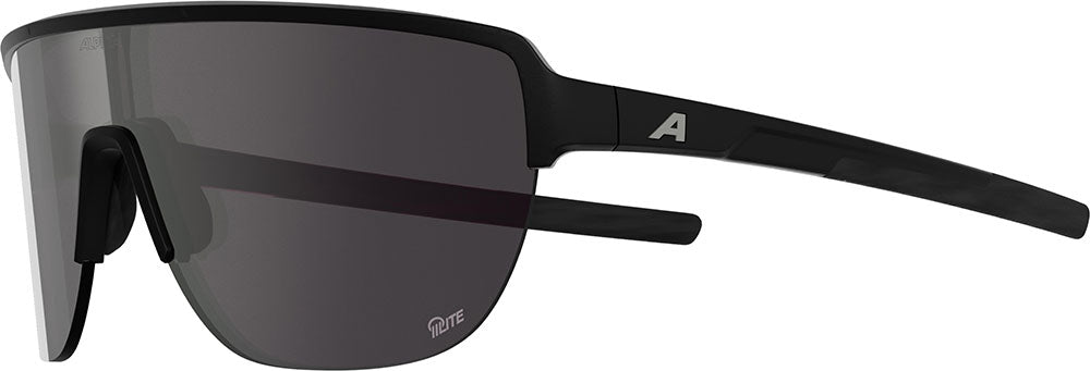 Alpina sports sportbril ram 2.0 q-lite zilv. sp. mat zwart