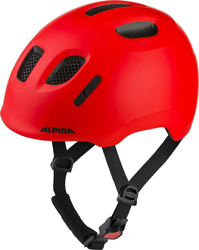 Alpina ximo 2 le neon red matt - kid's helmet | 49 - 54 cm