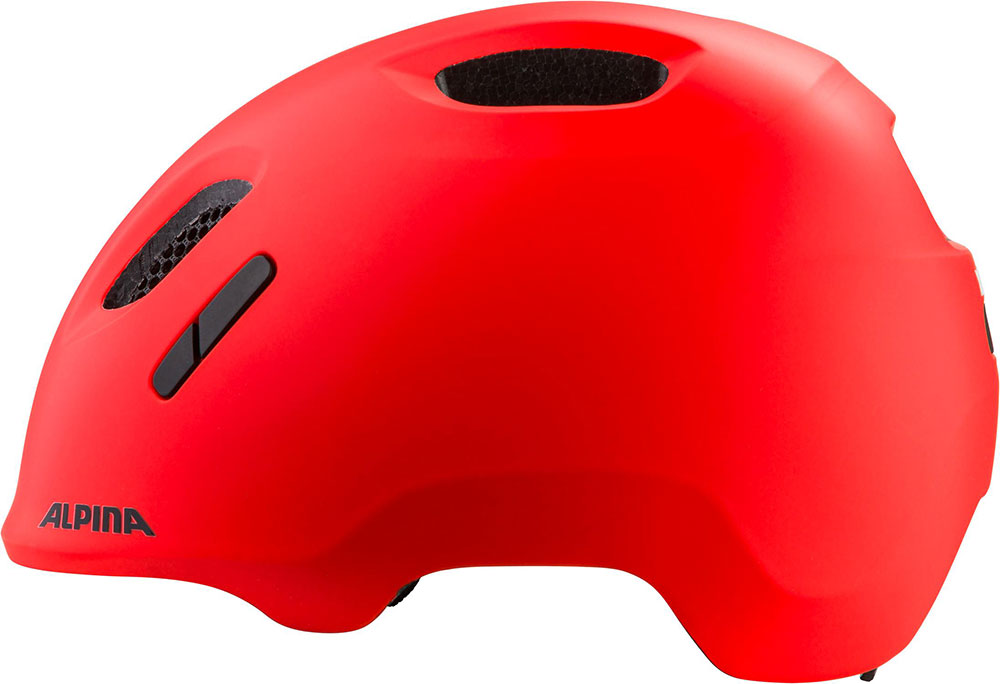 Alpina ximo 2 le neon red matt - kid's helmet | 49 - 54 cm