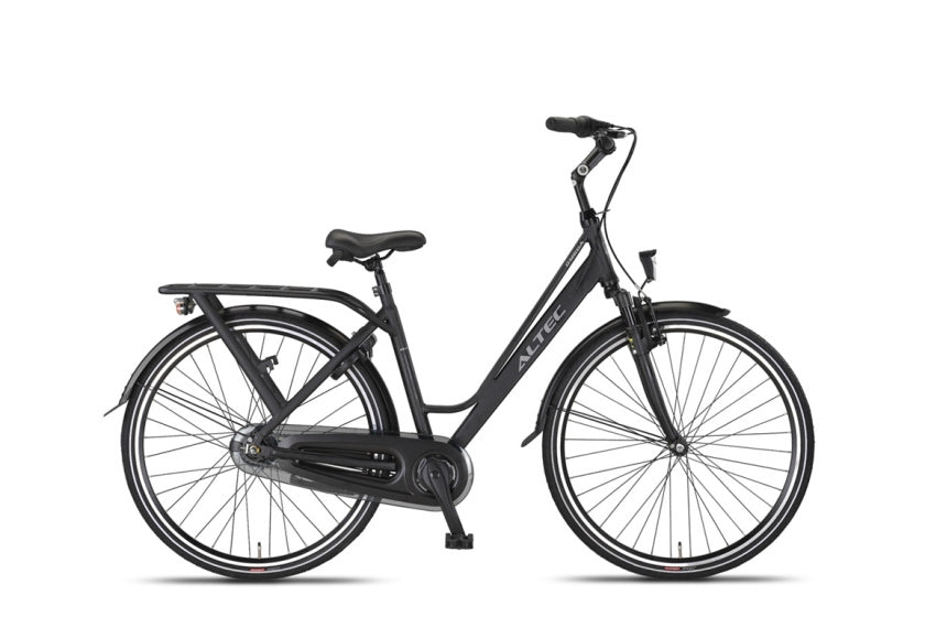 Axa omega 28 inch 50 cm dames 7v rollerbrake matzwart