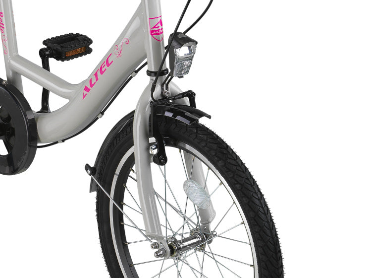 Altec belle 20 inch meisjesfiets schaduw grijs