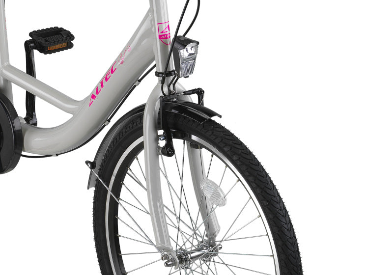 Altec belle 24 inch meisjesfiets schaduw grijs