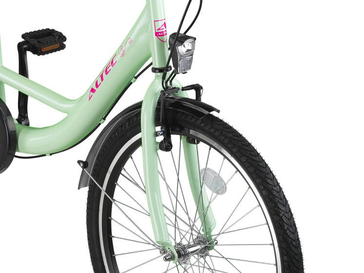 Altec belle 24 inch meisjes v-brakes mintgroen