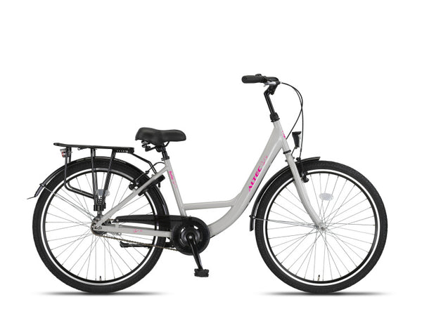 Altec belle 26 inch meisjes v-brakes lichtgrijs