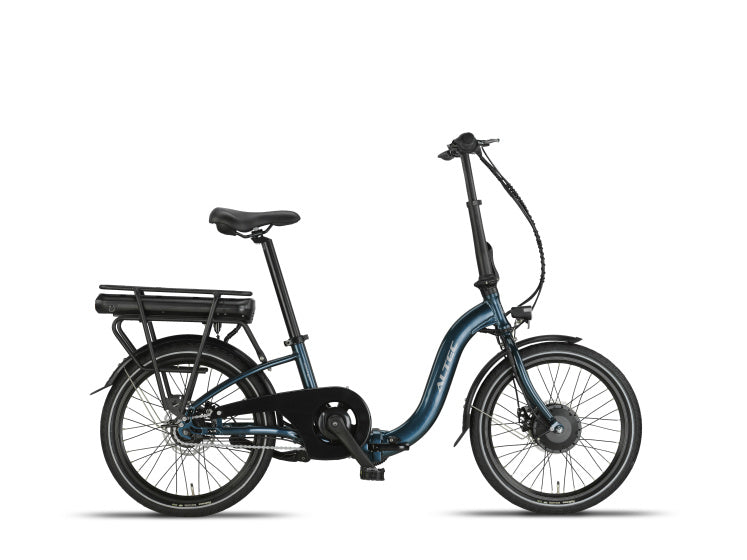 Altec compact vouwfiets 20 inch 39 cm unisex 7v hydraulische schijfrem petrolblauw
