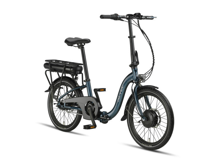 Altec compact vouwfiets 20 inch 39 cm unisex 7v hydraulische schijfrem petrolblauw