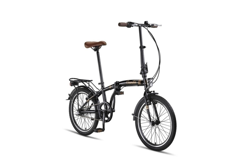 Altec cunda 20 inch vouwfiets n-3 zwart-goud