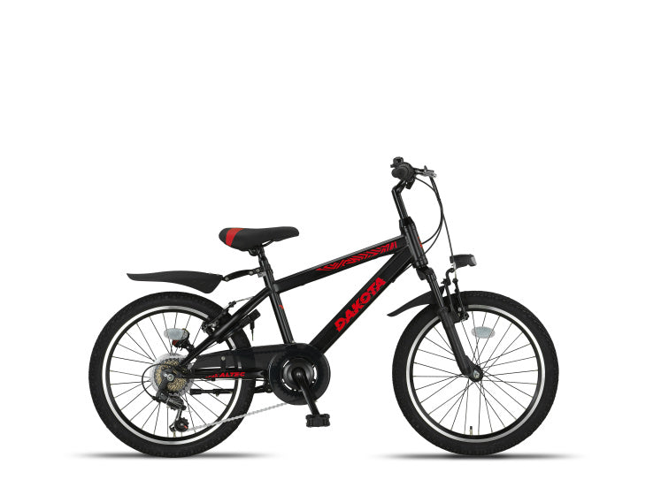 Altec dakota mtb 20 inch jongens 7v v-brakes zwart