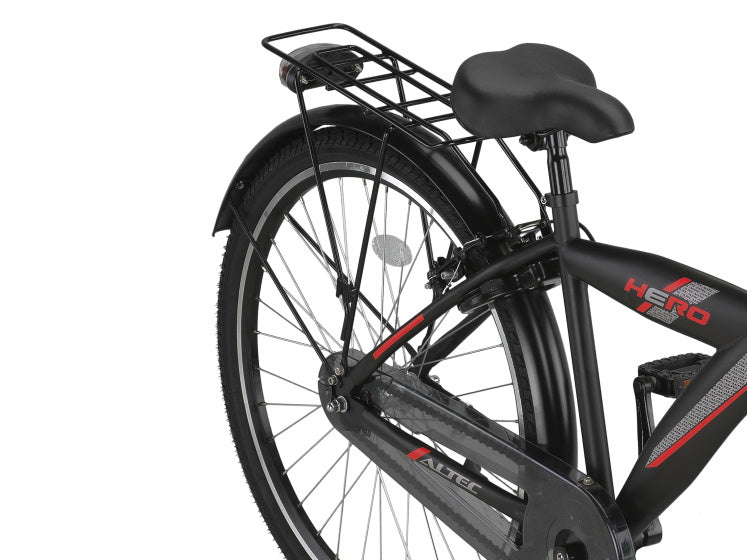 Altec hero 26 inch jongens v-brakes zwart rood