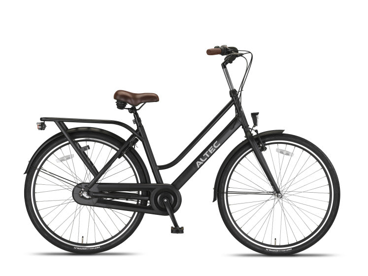 Altec Manta 28 pouces Vélo Femme N-3 55cm Noir Mat