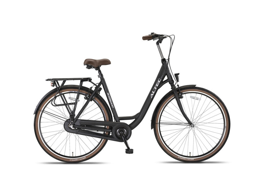 Altec Marquant Vélo Femme 28 pouces N-3 56cm Noir Mat
