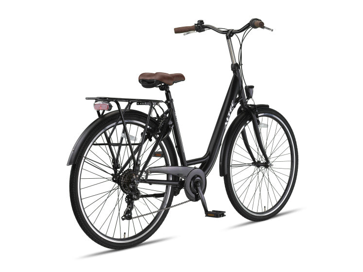 Altec metro 28 inch 55 cm dames 7v v-brakes matzwart