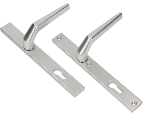 Ami deurkruk 357 vastdraaibaar 245 30 profielcilinder 72 m5 r5,5 f1 deurdikte 53 57 mm. - 511740