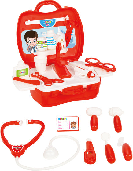 speelgoed doktersset rood 26-delig