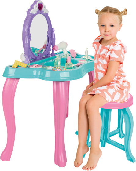 Magic make-up tafel licht- en geluidseffecten paars