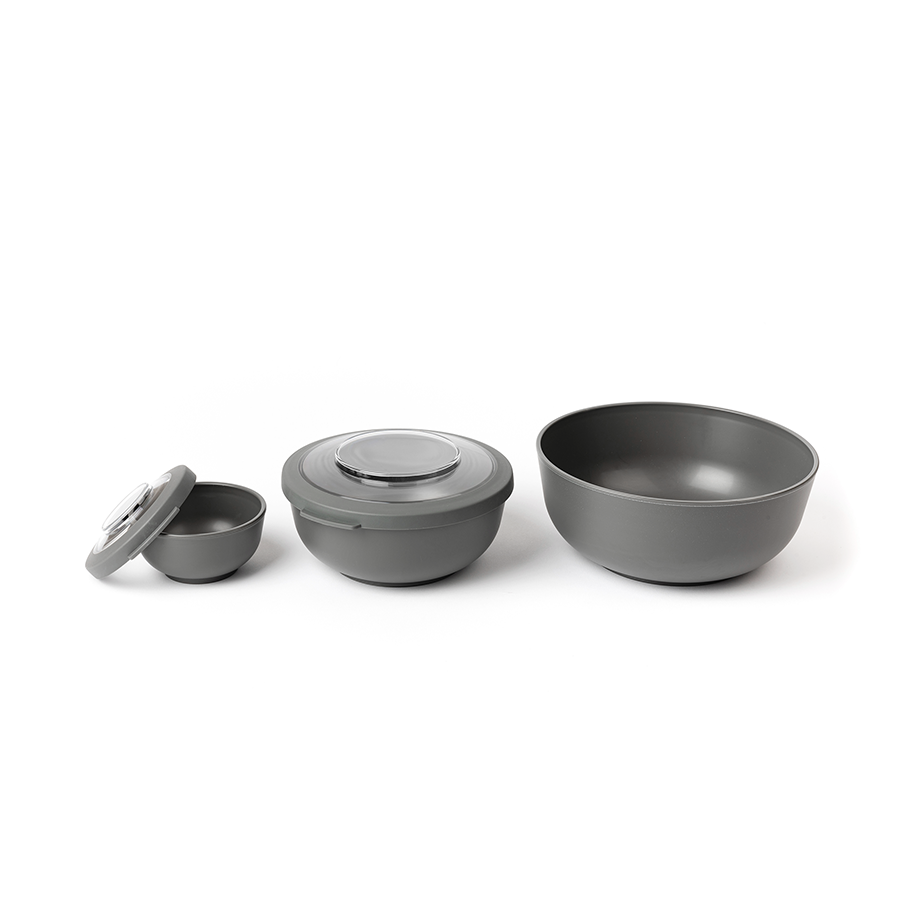 Amuse life bowlset grijs 6-delig