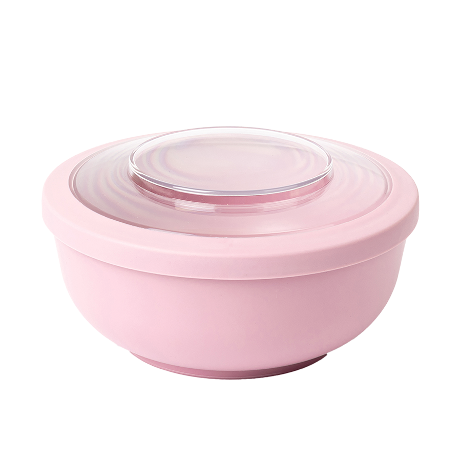 Amuse life dinner bowl met deksel roze 2000ml