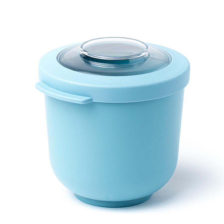 Amuse life lunch bowl met deksel blauw 500ml