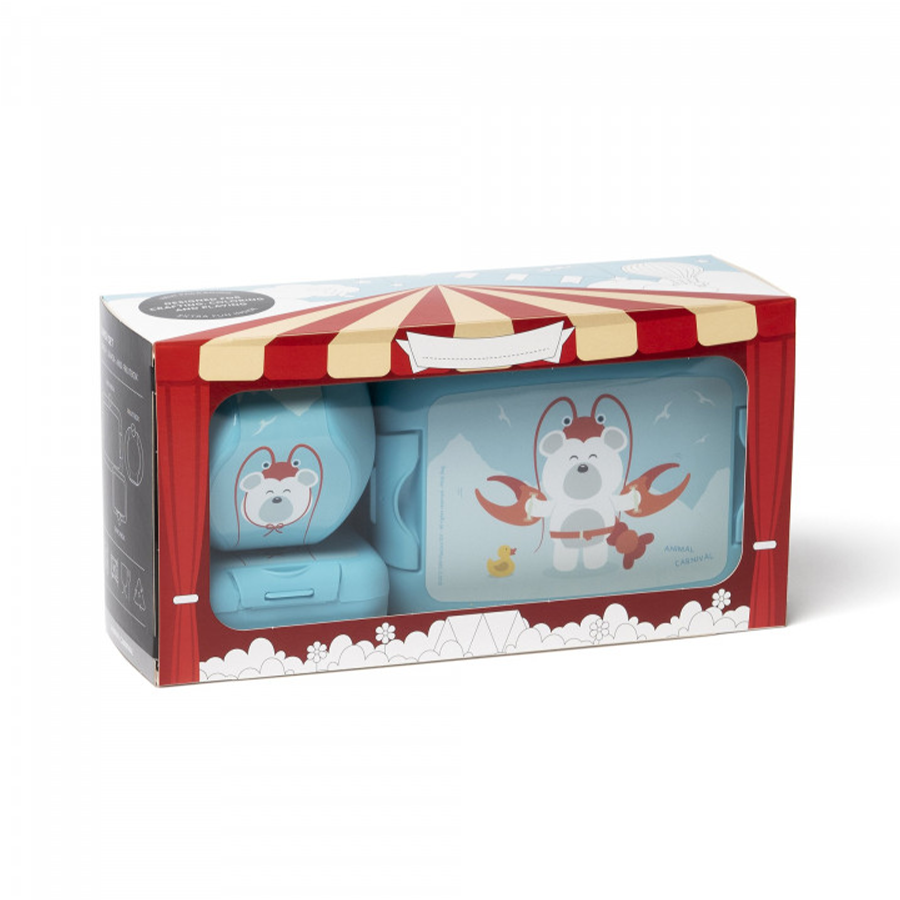 Amuse lunch set animal carnival polar bear