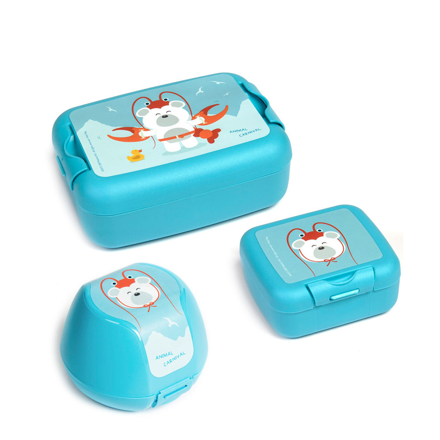 Amuse lunch set animal carnival polar bear