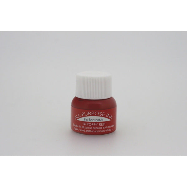 Tsukineko • all-purpose inkt potje 15ml poppy red