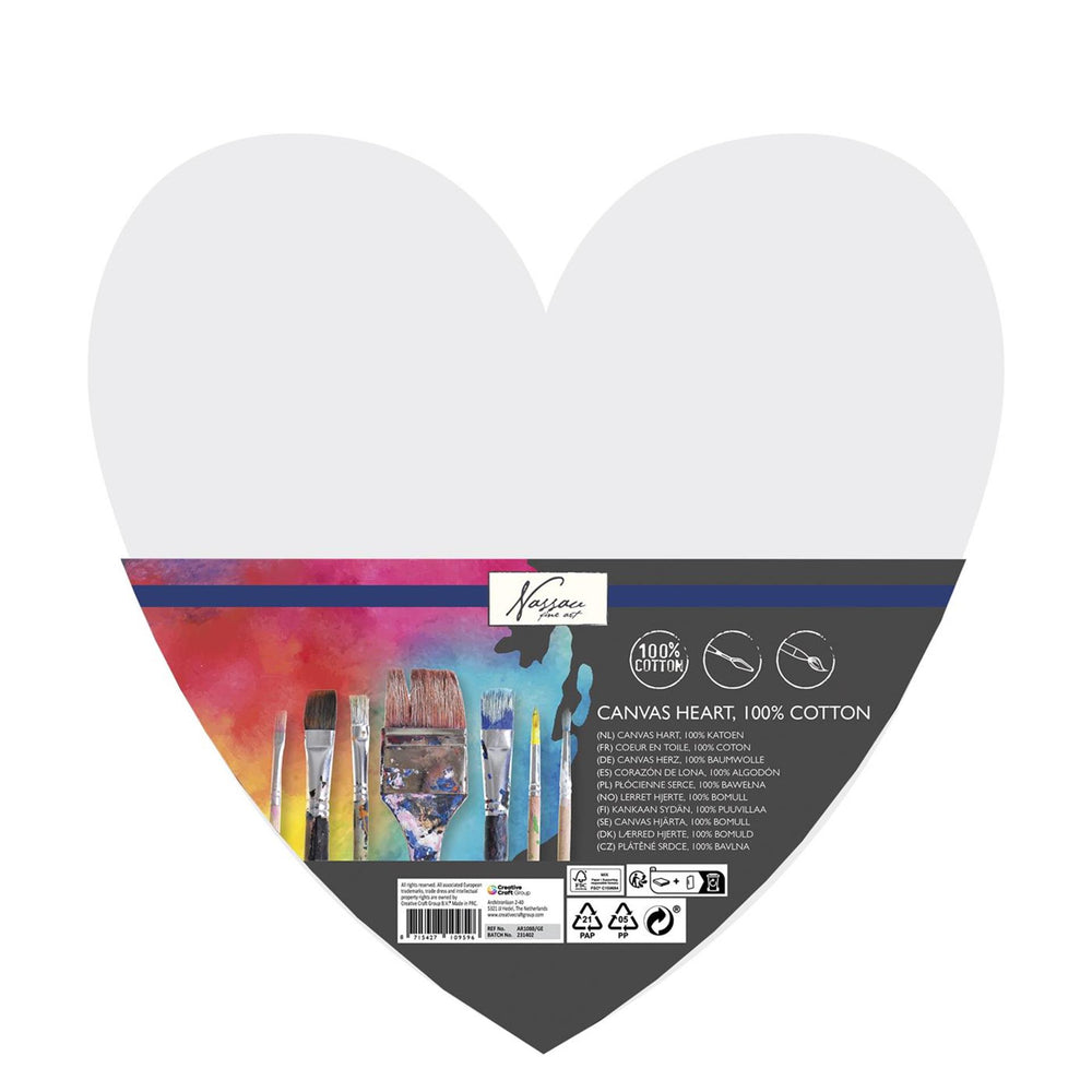Grafix nassau canvas hart 100% katoen 29cm
