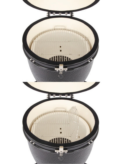 Kamado Large Solo Ø 21 inch zonder Frame Keramisch Zwart