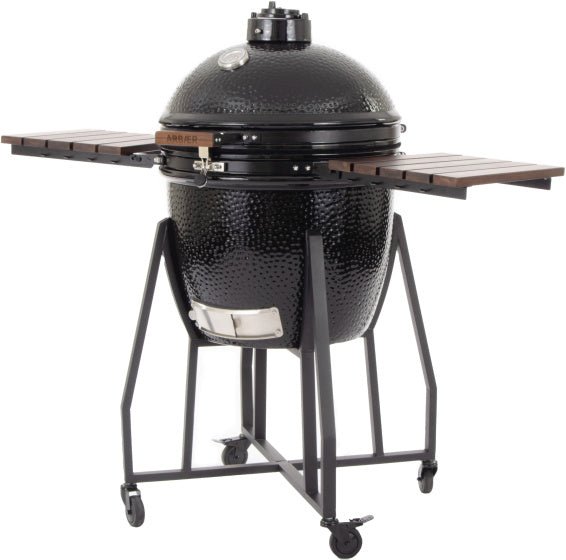 Kamado Large Ø 21 inch met Frame Keramisch Zwart