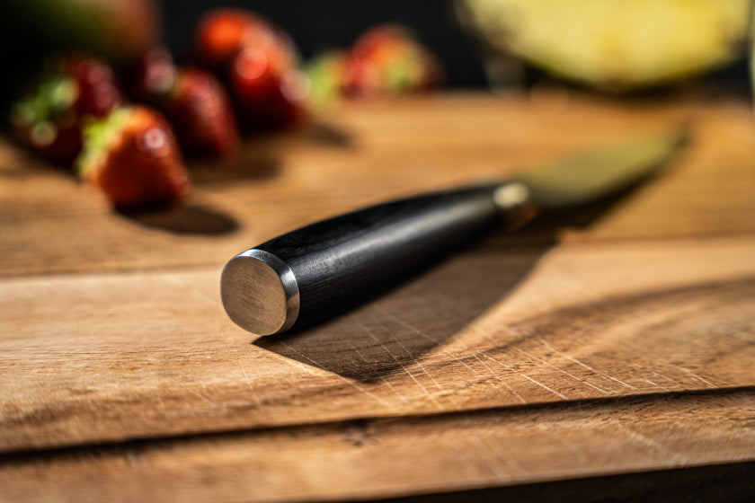 Koksmes 20 cm - Japanse Damascus Print - Pakka Houten Handvat