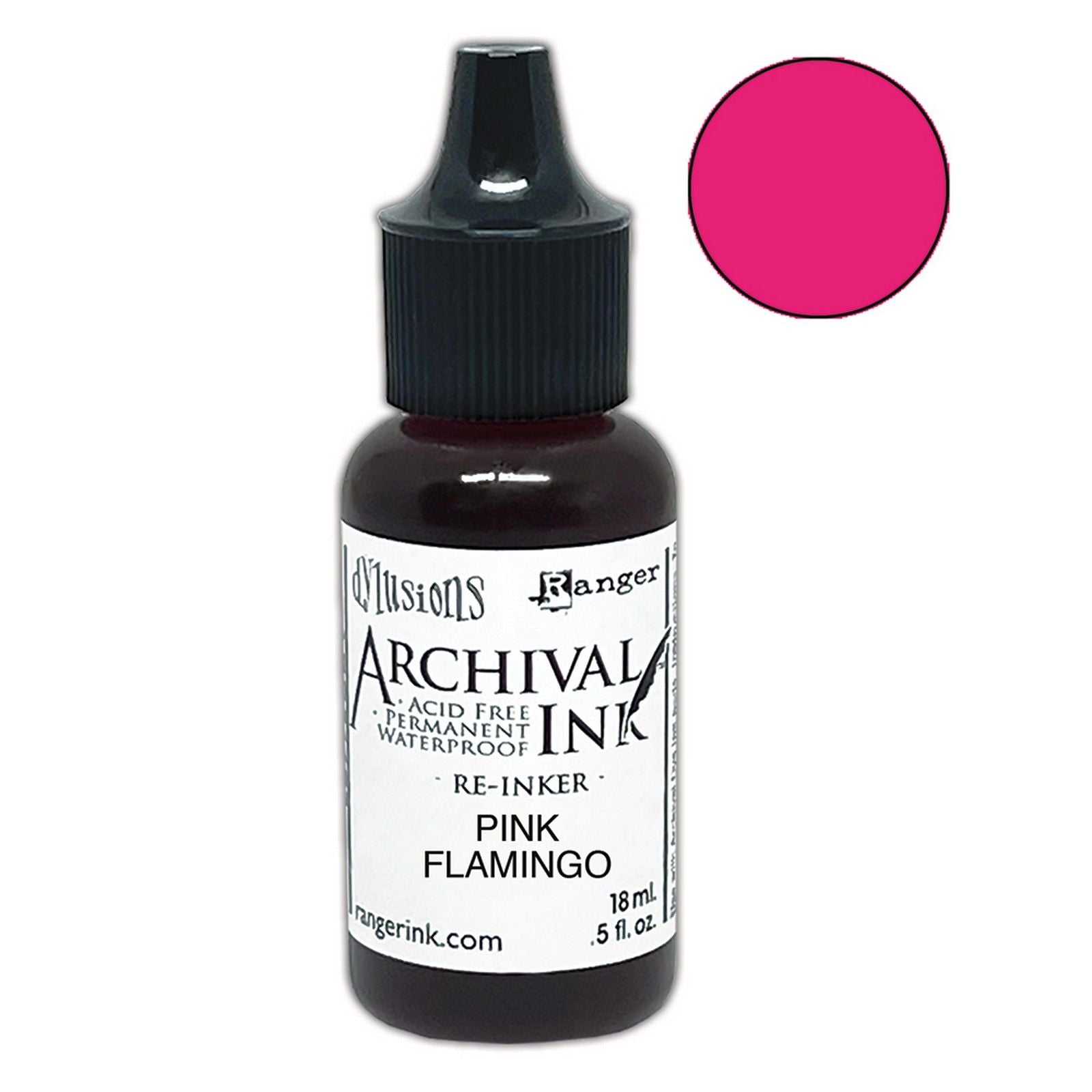 Ranger ink ranger • dylusions archival reinker pink flamingo