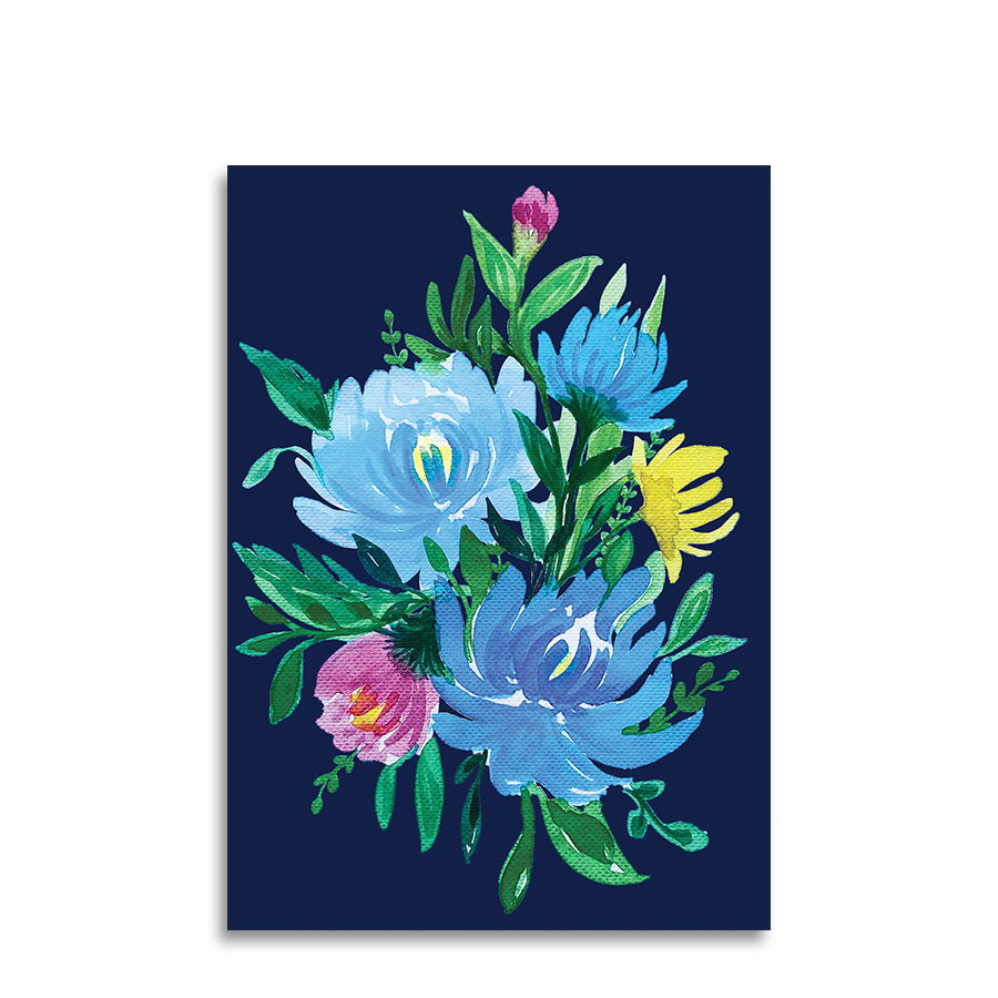 Art by andu wenskaart blue bundle