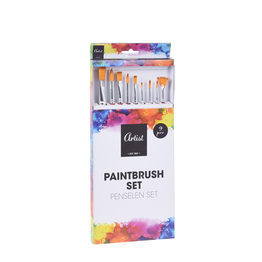 Penselenset, 9st.
