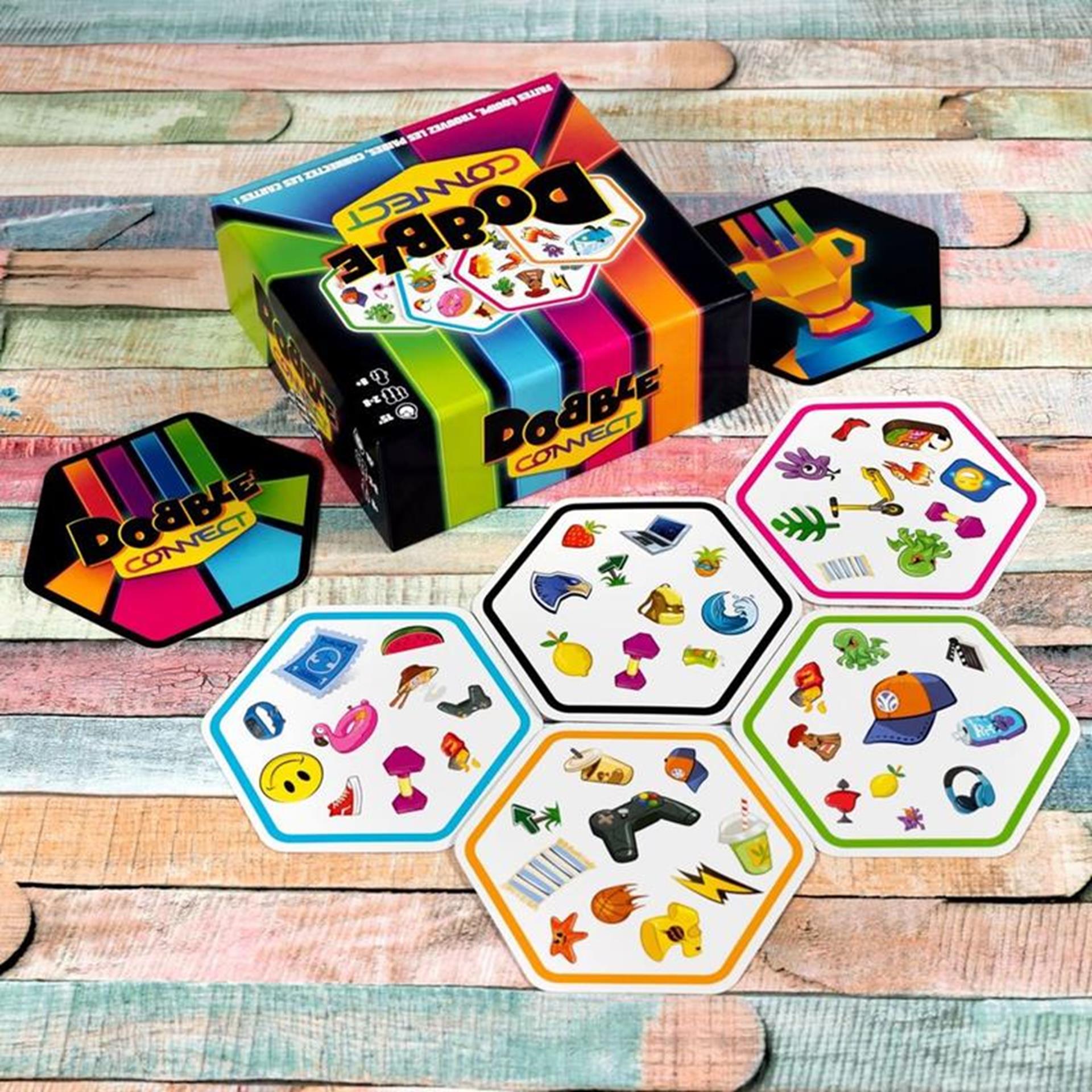 Zygomatic board game studio dobble connect kaartspel