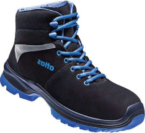 Atlas werkschoen sl 805 xp 2.0 hoog s3 w12 | zwart blauw | maat 49 - 00.012.235.49
