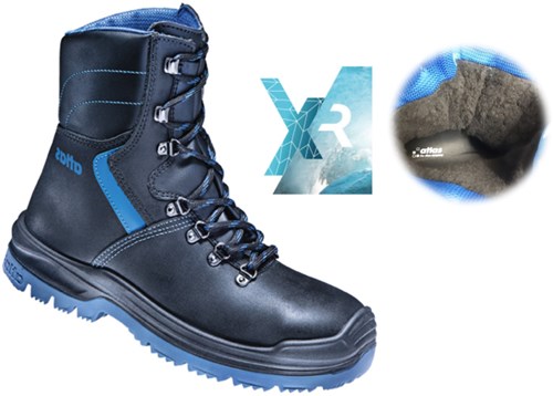 Atlas werkschoen xr 845 xp hoog s3 ci gevoerd | zwart | maat 42 - 00.012.153.42