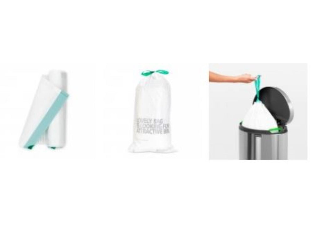 Brabantia perfectfit 23-30 liter slimline vuilniszakken g rol a 20 zakken