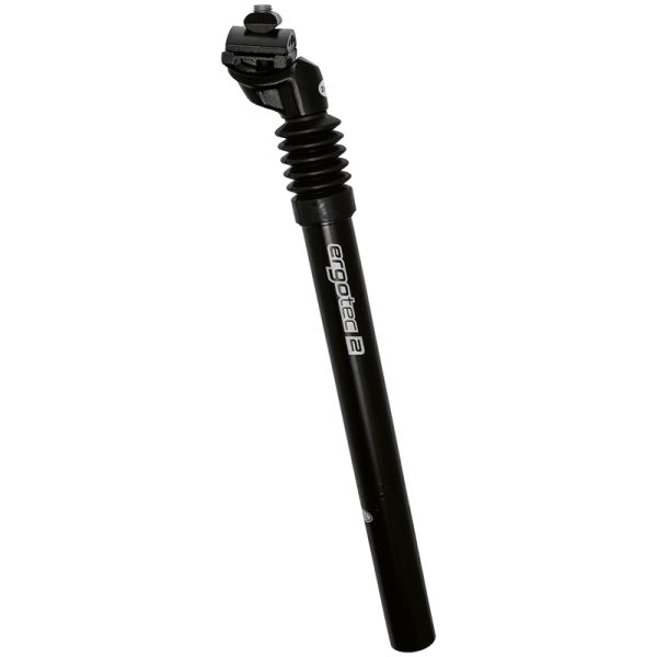 Ergotec zadelpen verend ø31,6mm 350mm 40 95 - zwart