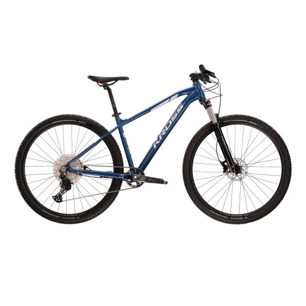 Kross mountainbike level 5.0 mtb - 29 inch - frame xl (20 inch) - blue silver gloss