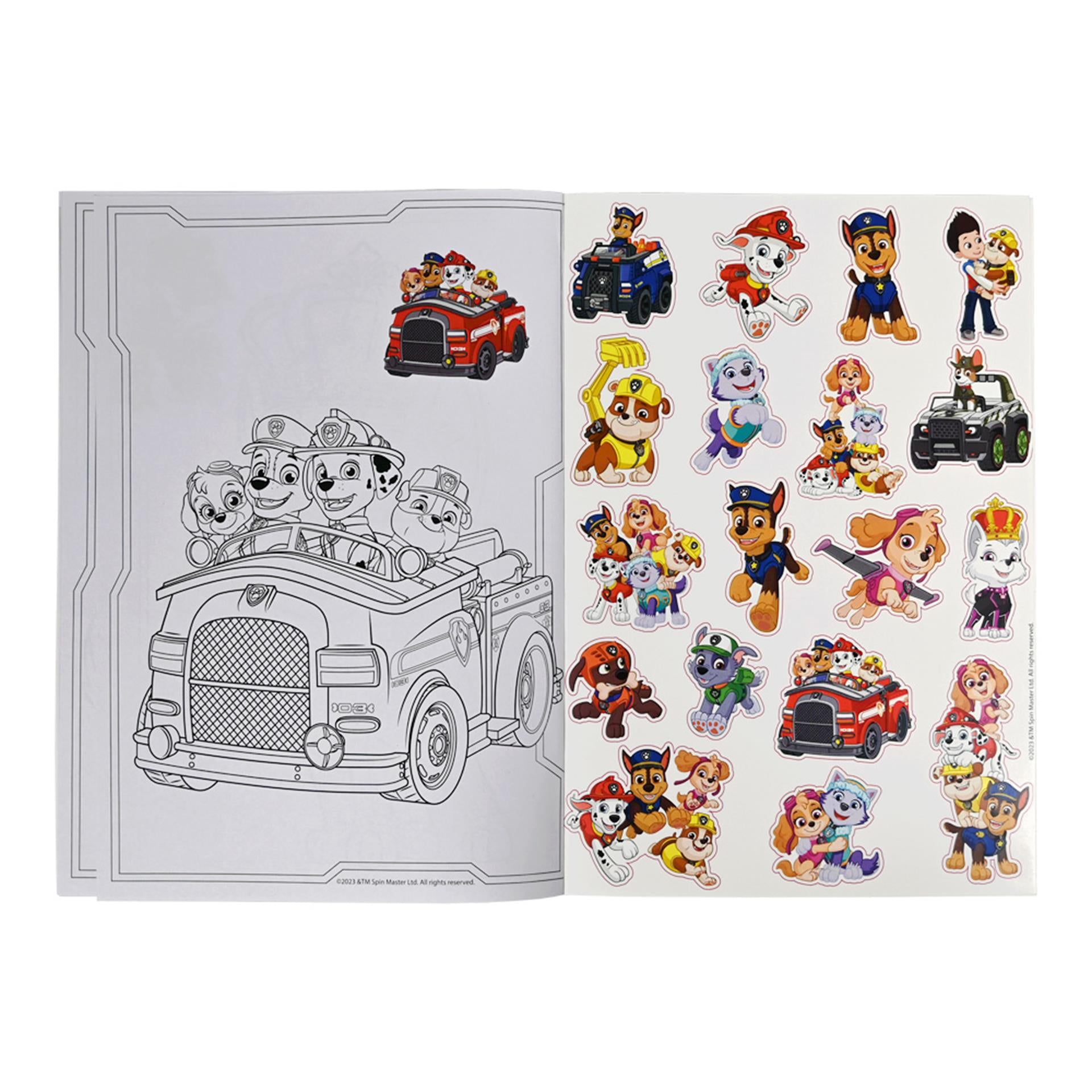 Wins Holland kleurboek Paw Patrol met kleurvoorbeelden