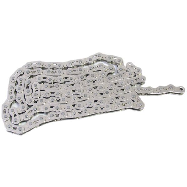 Steel bicycle chain for City E-bike, 102 links, 1 8, silver