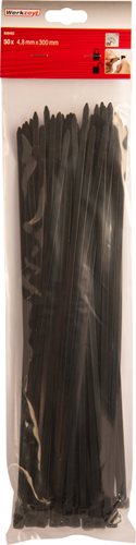 Con:p colson bandje (ty-rap) 4.8x280mm zwart 50st - b20453