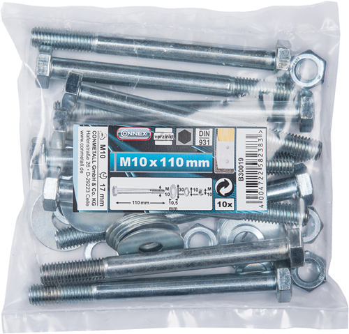 Connex bout 10x110 +moer+sr+gr bag 10st - b30019