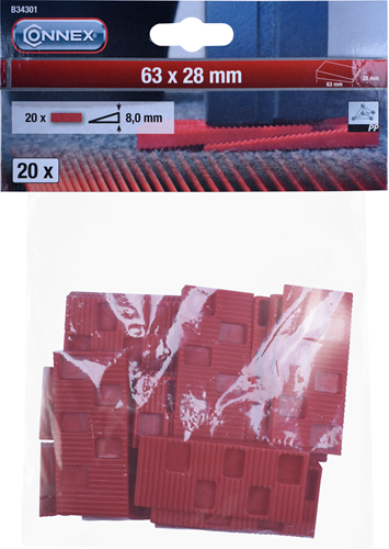 Connex montagewiggen kunstst. 8mm 20-delig - b34301