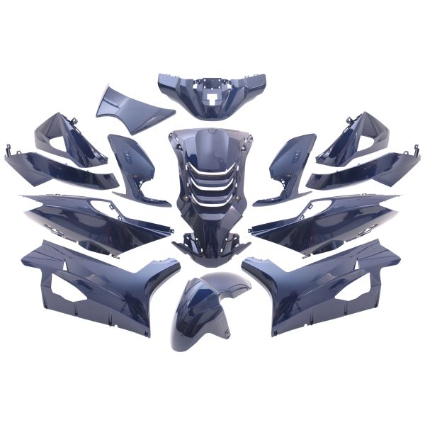 Edge ter plaatse 14-delig voor peugeot speedfight 4 - blauw metallic