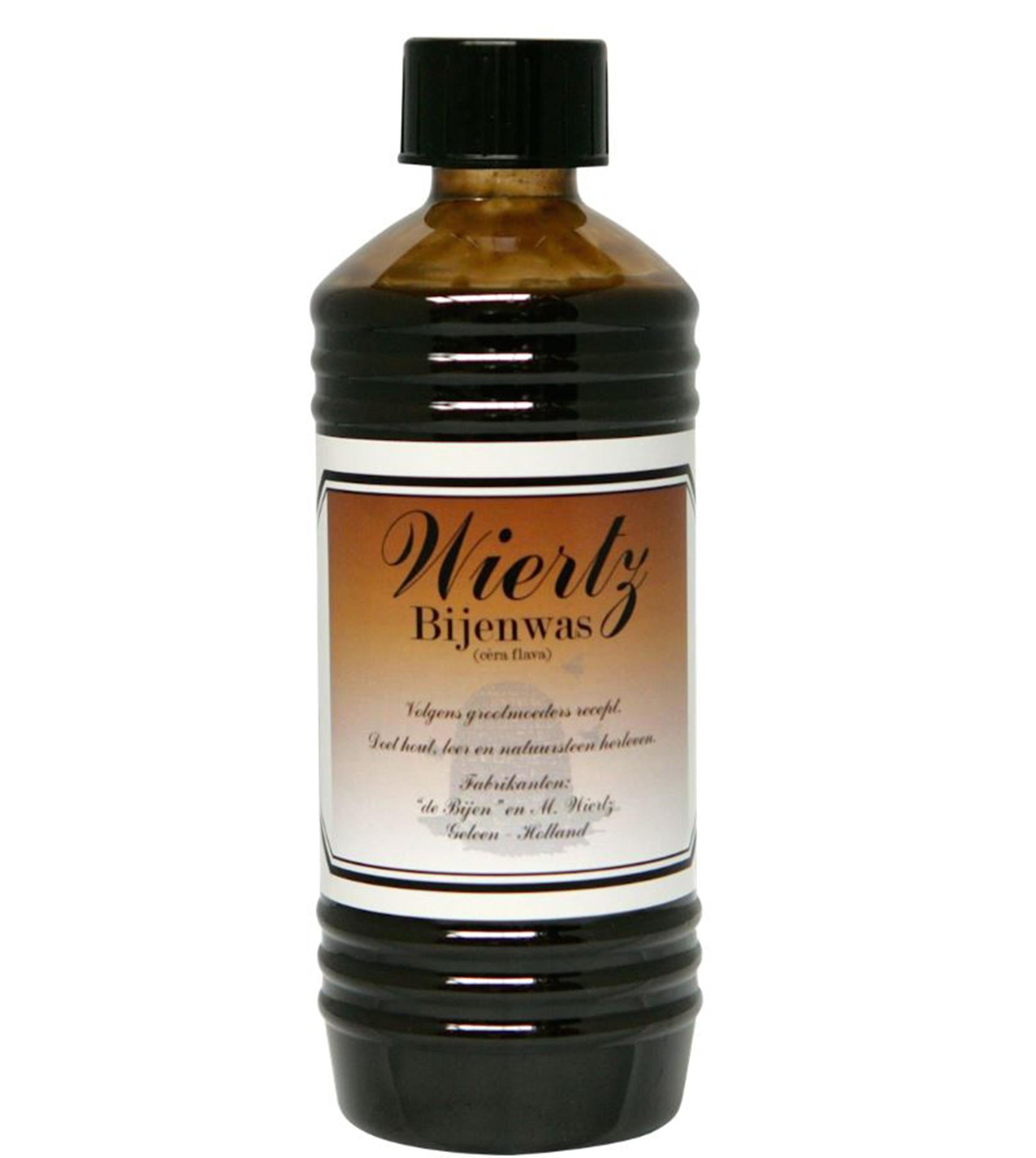 Wiertz bijenwas bruin 500ml