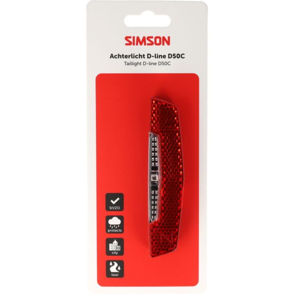 Simson aurora achterlicht d-line d50c