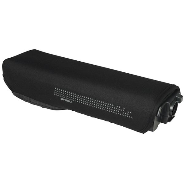 Couvercle de batterie arrière Basil - couvercle de batterie de support pour Bosch - noir