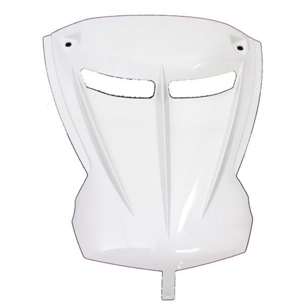 Bord de dessous de selle Peugeot speedfight 2 blanc brillant